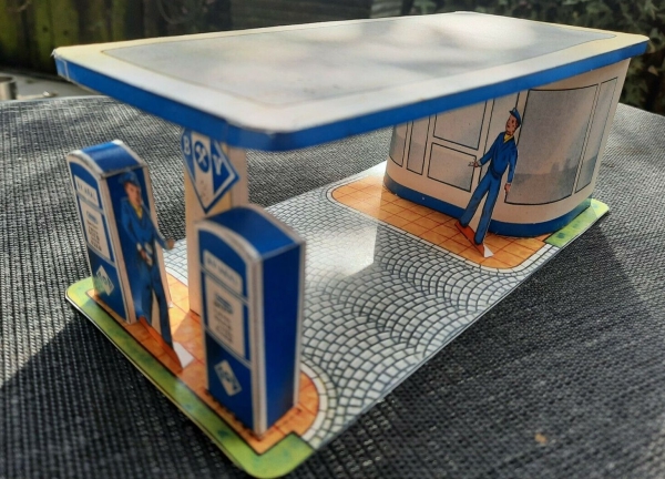 BV Aral Gasstation Schreiber-Worksheet 1955 carton (8632)